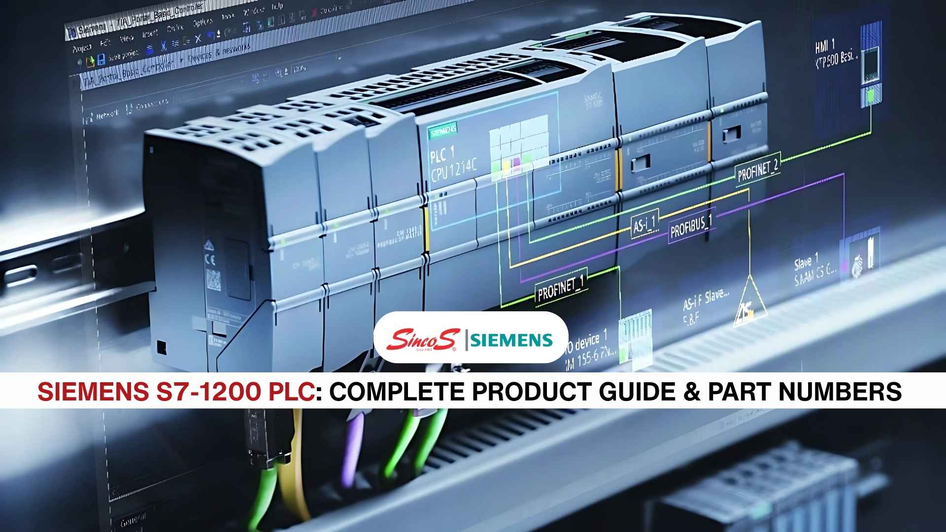 Siemens S7-1200 PLC and part number. sincos